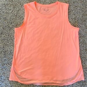 Athleta sleeveless sport top - XL - beautiful coral color. Like new.